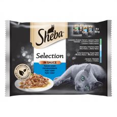 Sheba Selection Pește 4 x 85 g