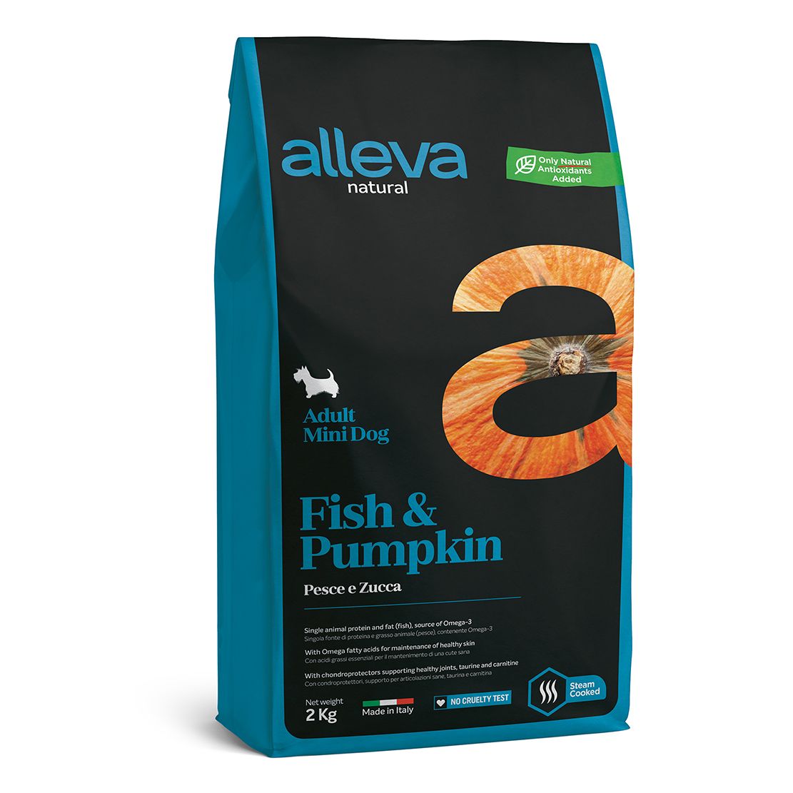 Alleva NATURAL dog fish & pumpkin adult mini 2 kg