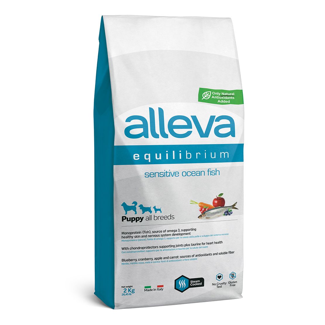 Alleva SP EQUILIBRIUM dog sensitive ocean fish puppy all breeds 2 kg