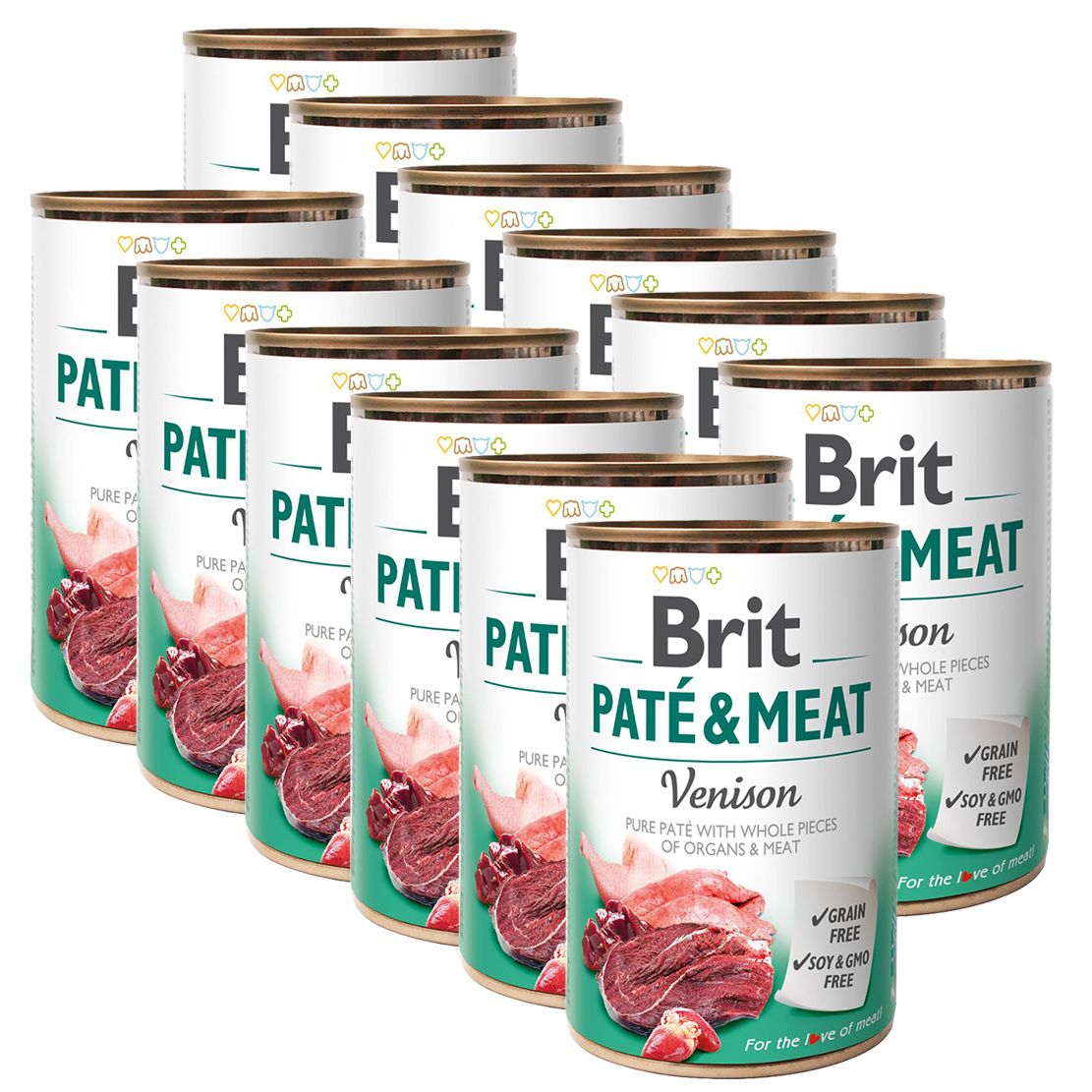 Conservă  Brit Paté & Carne de vânat 12 x 400 g
