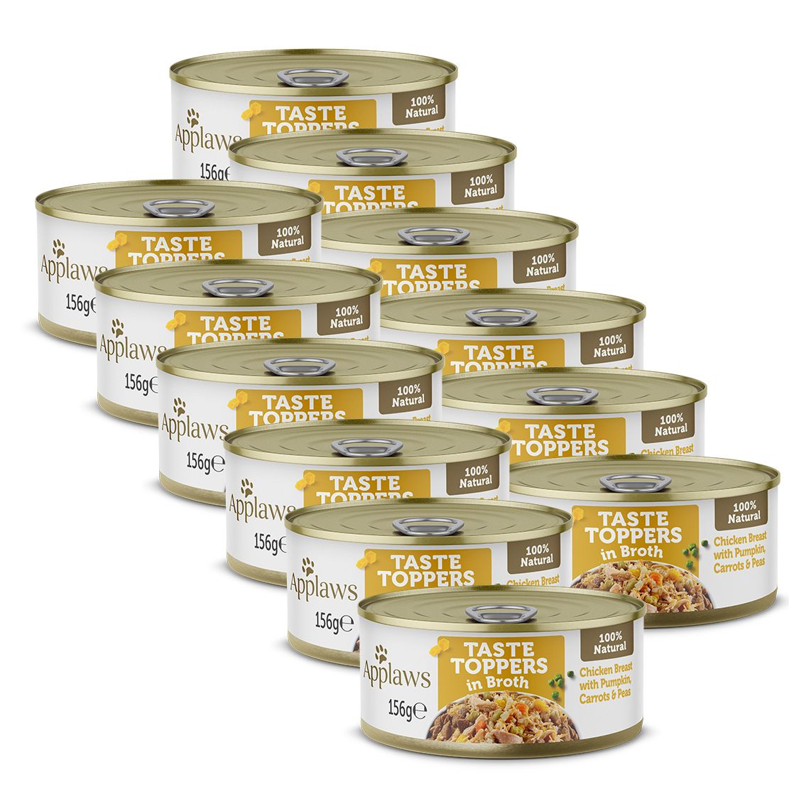 Conservă APPLAWS dog, pui şi legume 12 x 156g