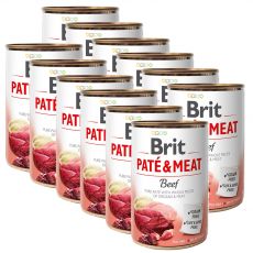 Tin Brit Paté & Meat Beef 12 x 400 g