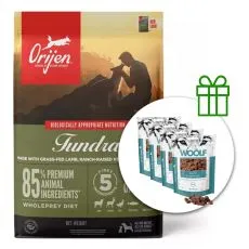 Orijen TUNDRA 11,4 kg + 4x recompense GRATUIT