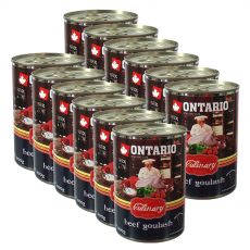 Conservă ONTARIO Culinary Beef Goulash 12 x 400 g