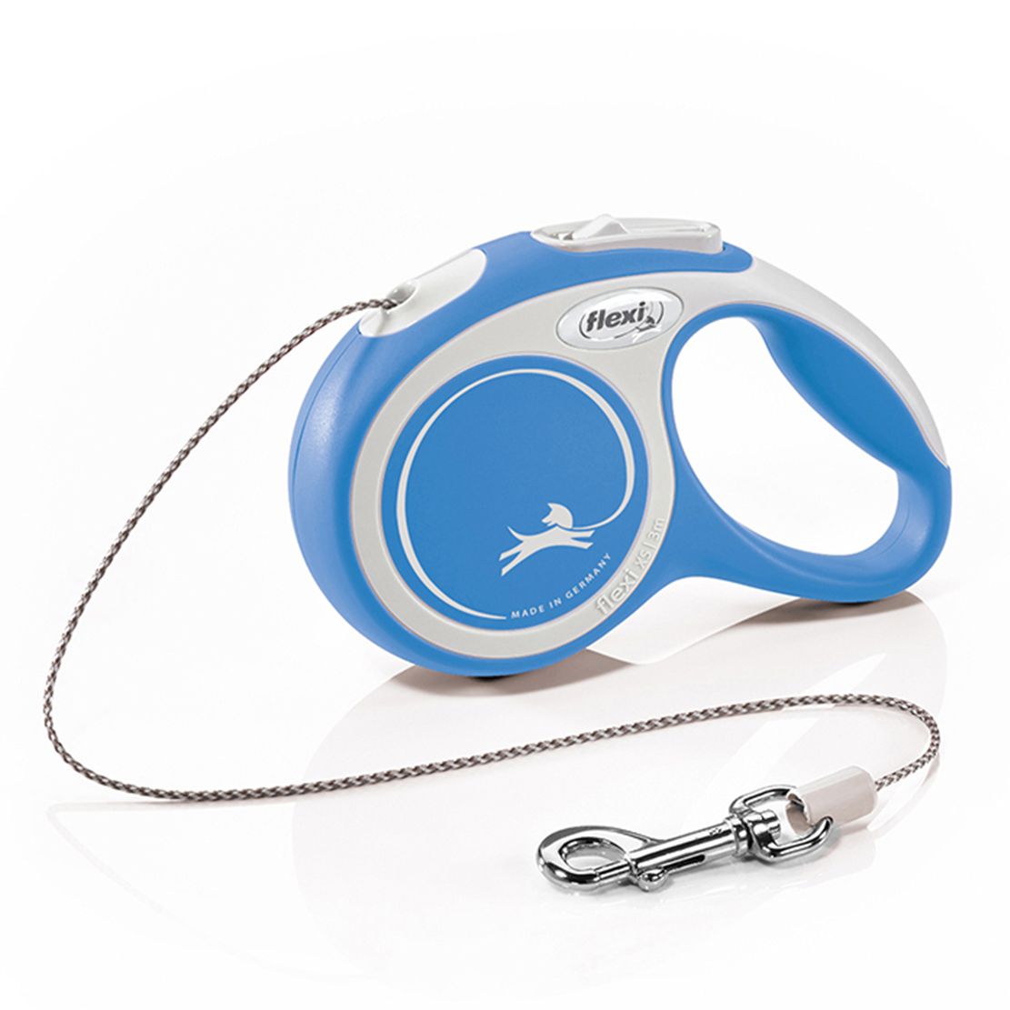 Flexi NEW COMFORT lesă XS până la 8kg, 3m cablu – albastru