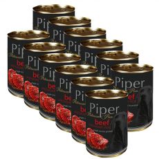 Piper Platinum Pure conservă cu carne de vită şi orez brun 12 x 400 g
