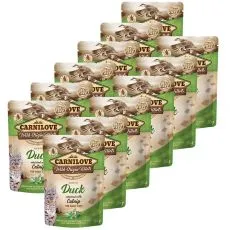 Carnilove Cat Rață și iarba m&acirc;ței 12 x 85 g