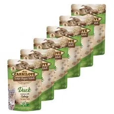 Carnilove Cat Rață și iarba m&acirc;ței 6 x 85 g