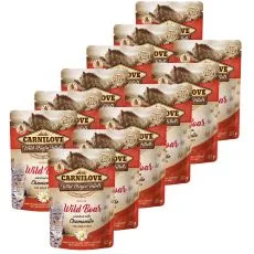 Carnilove Cat Mistreț și Mușețel 12 x 85 g