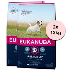 Eukanuba Active Adult Small Breed 2 x 12 kg