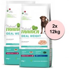 Trainer Natural Ideal Weight White Meats Adult Medium & Maxi 2 x 12 kg