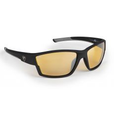 FOX RAGE Matt Black, Amber lense Wrap Sunglasses