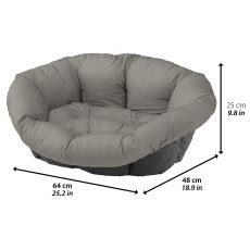 Pernă pentru pat pentru câini și pisici SOFA 4 - 64 x 48 x h 25 cm
