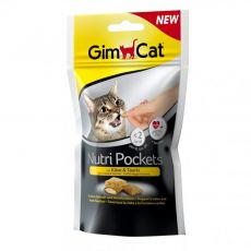 GimCat Nutri Pockets brânză și taurină 60 g