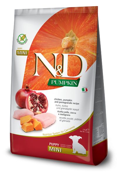 Farmina N&D dog PUMPKIN (GF) puppy mini, chicken & pomegranate 0,8 kg
