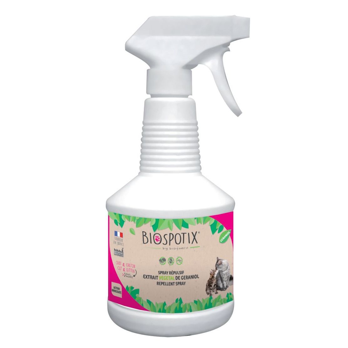 BIOGANCE Biospotix Cat spray cu efect repelent 500 ml