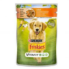 FRISKIES Adult VitaFit pouch with chicken and carrot in juice 100 g