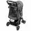 Buggy 47 x 100 x 80 cm cărucior pentru c&acirc;ini și pisici, gri