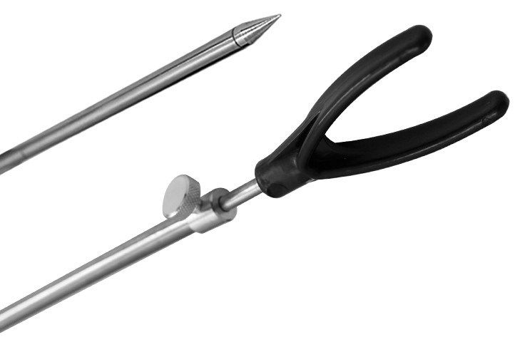 Suport telescopic lansetă din oțel Delphin /spate 50-90cm