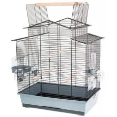 Colivie pentru păsări IZA III DARK - 58,5 x 38 x 65 cm