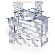 Colivie pentru păsări IZA III - COBALT - 58,5 x 38 x 65 cm