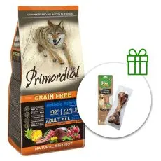 Primordial GF Adult Tuna & Lamb 12kg + one pentru c&acirc;ine GRATUIT