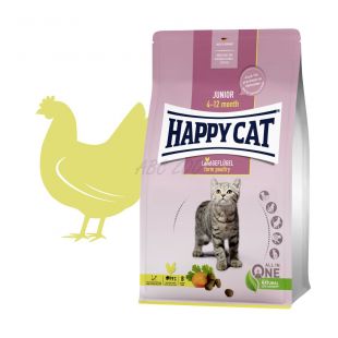 Happy Cat Junior Land Geflügel / pasăre de casă 10 kg