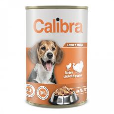 Conservă Calibra Dog Adult curcan și pui 1240 g