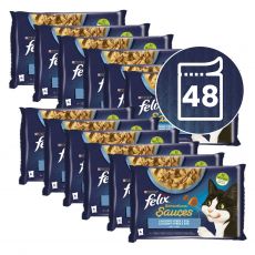 Pockets FELIX Sensations Sauces cod, sardine 48 x 85 g