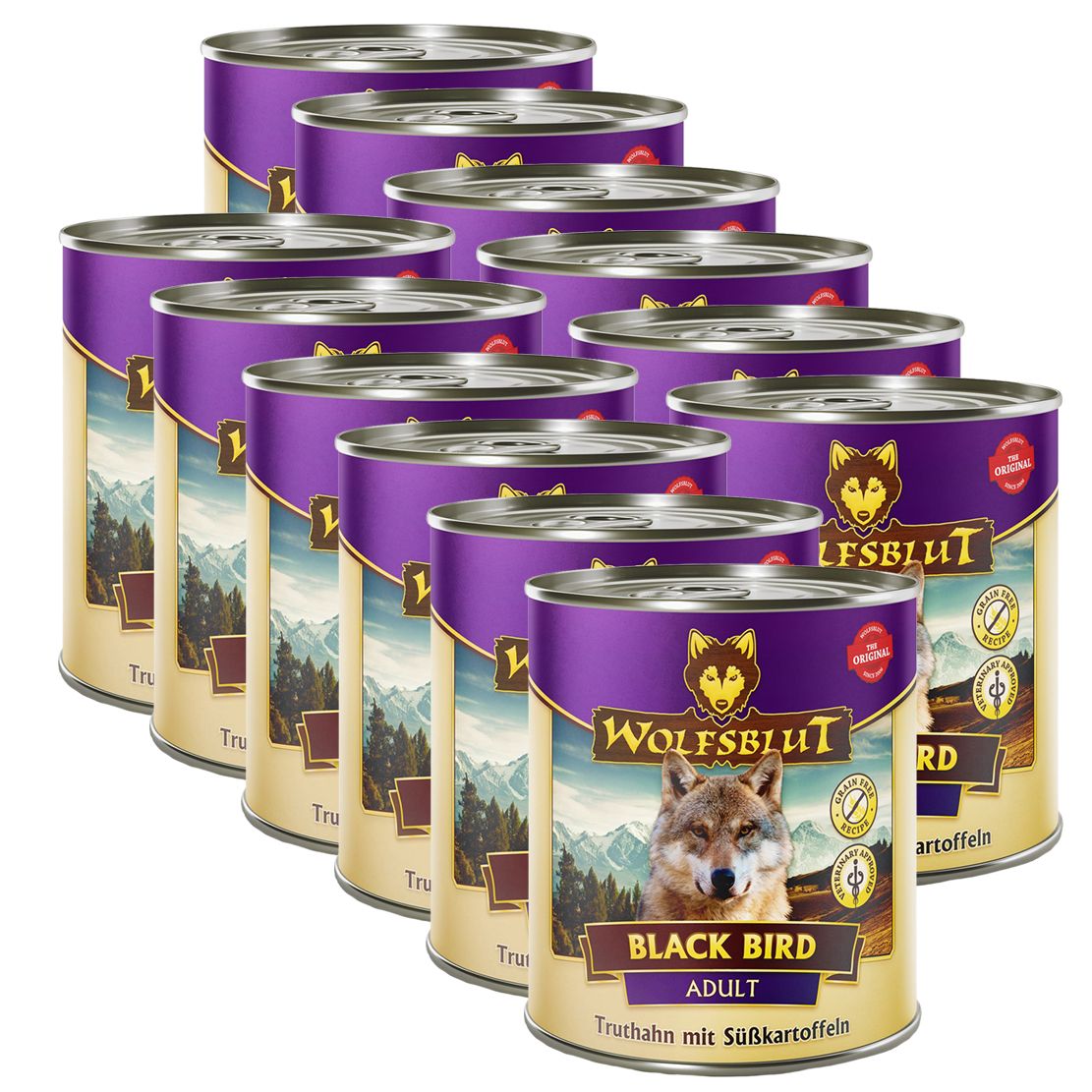 Conservă Wolfsblut Black Bird 12 x 800 g