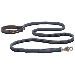 Lesă pentru câini Ruffwear Roamer Bungee Dog Lead Granite Gri M