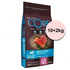 Wellness Core Dog M/L Adult Ocean Salmon & Tuna 10+2 kg