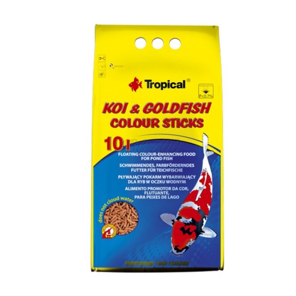 TROPICAL Koi goldfish colour sticks 10L