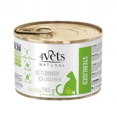 4Vets Cat Natural Veterinary Exclusive STERILISED 185 g