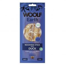 Woolf Dog Earth NOOHIDE L Bastonașe cu Rață 85 g