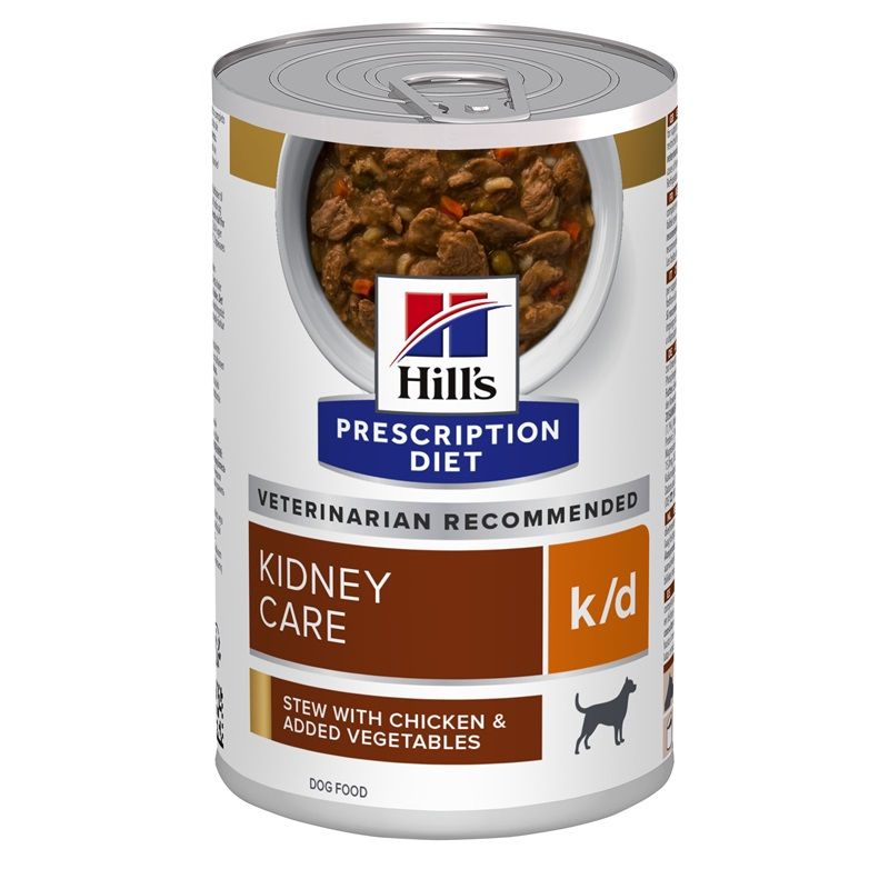 Hill's Prescription Diet k/d Stew Cutie de îngrijire a rinichilor pentru câini 354 g