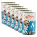 Conservă Calibra Dog Adult rață și orez 6 x 1240 g