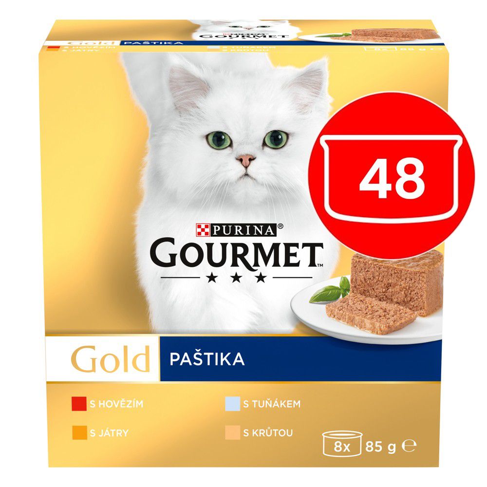 Conservă cu pate GOURMET GOLD 48 x 85 g