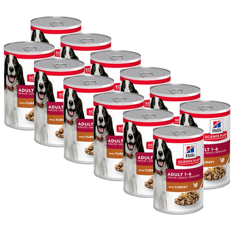 Hill's Science Plan Canine Adult Turkey 12 x 370 g