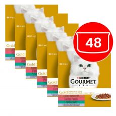 Conservă GOURMET GOLD - mix bucăți în sos 48 x 85g