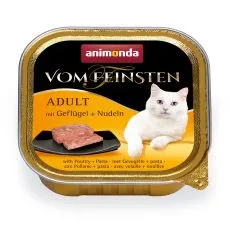 Animonda Vom Feinsten Adult Cats - păsări de curte + paste 100 g