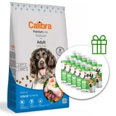 Calibra Dog Premium Line Adult 12 kg + 10 x recompense GRATUIT