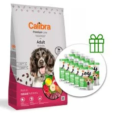 Calibra Dog Premium Line Adult Beef 12 kg + 10 x recompense GRATUIT