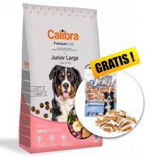 Calibra Dog Premium Line Junior Large 12 kg NEW + CADOU