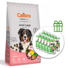 Calibra Dog Premium Line Junior Large 12 kg + 10 x recompense GRATUIT