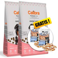 Calibra Dog Premium Line Junior Large 12 kg NEW + CADOU