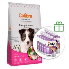 Calibra Dog Premium Line Puppy & Junior 12 kg + 10 x recompense GRATUIT