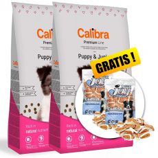 Calibra Dog Premium Line Puppy & Junior 2 x 12 kg NEW + CADOU