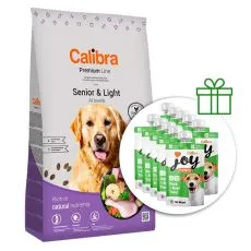 Calibra Dog Premium Line Senior & Light 12 kg + 10 x recompense GRATUIT