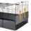 Cușcă pentru porci de guinea Ferplast MULTIPLA Open 107,5 x 72 x 50 cm